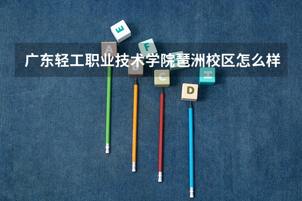 广东轻工职业技术学院琶洲校区怎么样