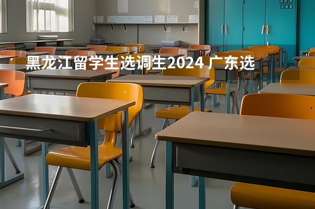 黑龙江留学生选调生2024 广东选调报名时间2024