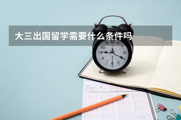 大三出国留学需要什么条件吗