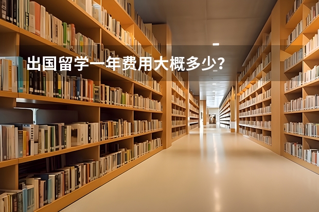 出国留学一年费用大概多少?