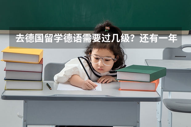 去德国留学德语需要过几级?还有一年需要花掉多少RMB?