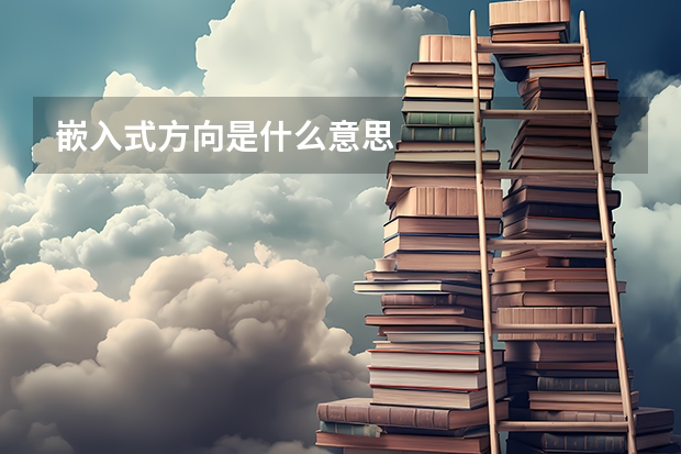 嵌入式方向是什么意思