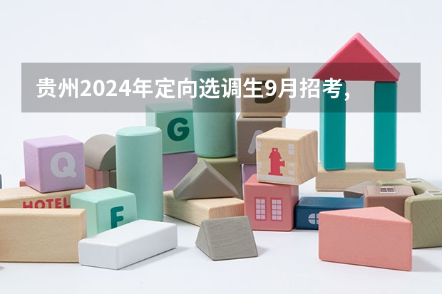 贵州2024年定向选调生9月招考,大四学生可以考吗？