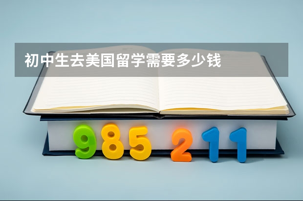 初中生去美国留学需要多少钱