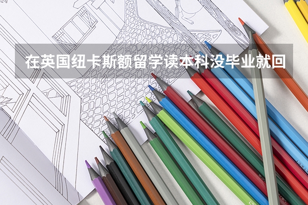 在英国纽卡斯额留学读本科没毕业就回国了,我还有机会申请学历认证吗?