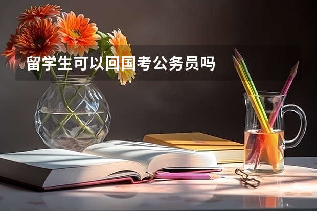 留学生可以回国考公务员吗