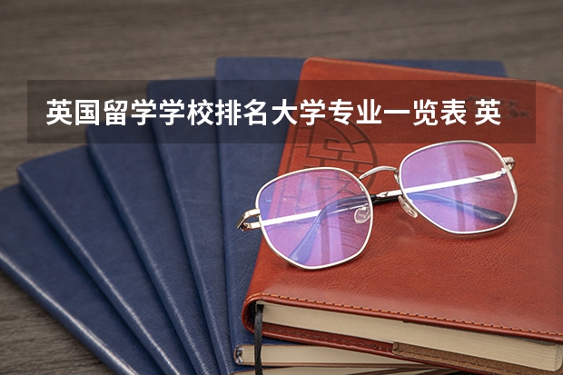 英国留学学校排名大学专业一览表 英国留学高薪专业排名